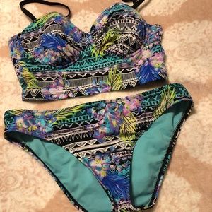 Kenneth Cole two piece swimsuit